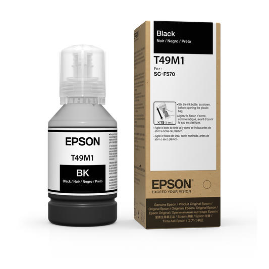 Epson T49M, 140mL Black Ink Bottle